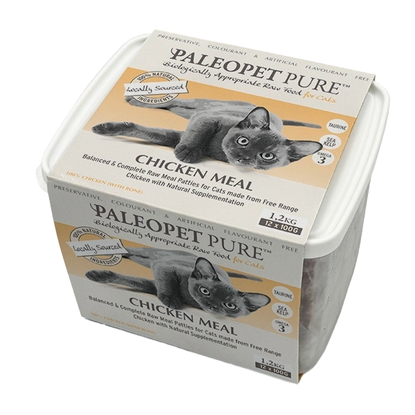 PALEOPET CHICKEN MEAL PATTIES FOR CATS 1.2KG