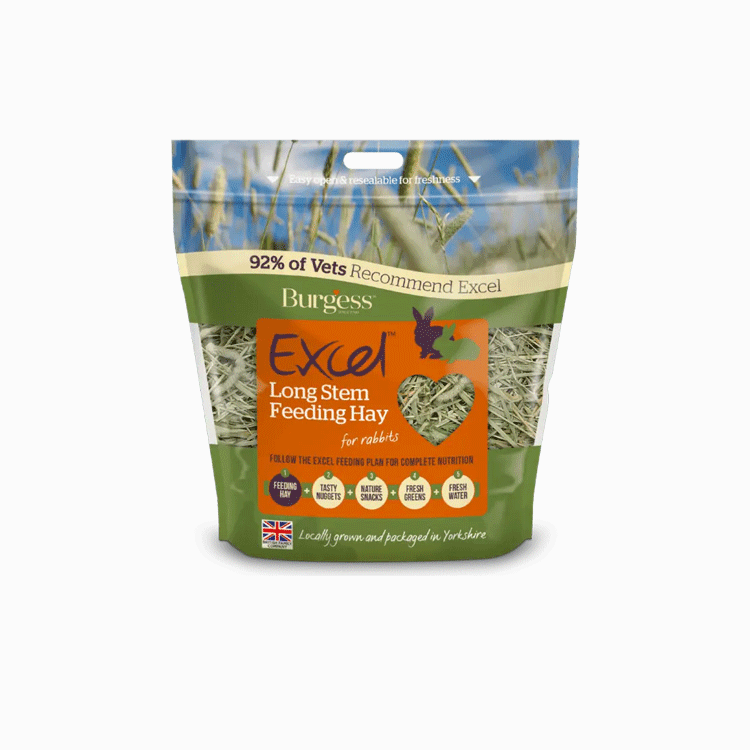 Excel Long Stem Feeding Hay 1kg