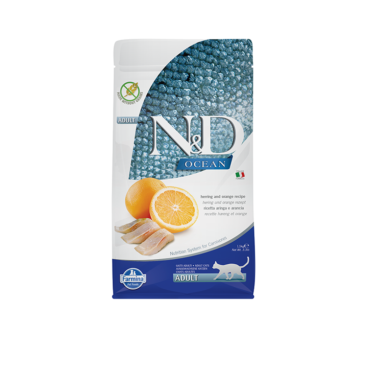 Farmina Ocean Adult Cat - Wild Caught Herring & Orange