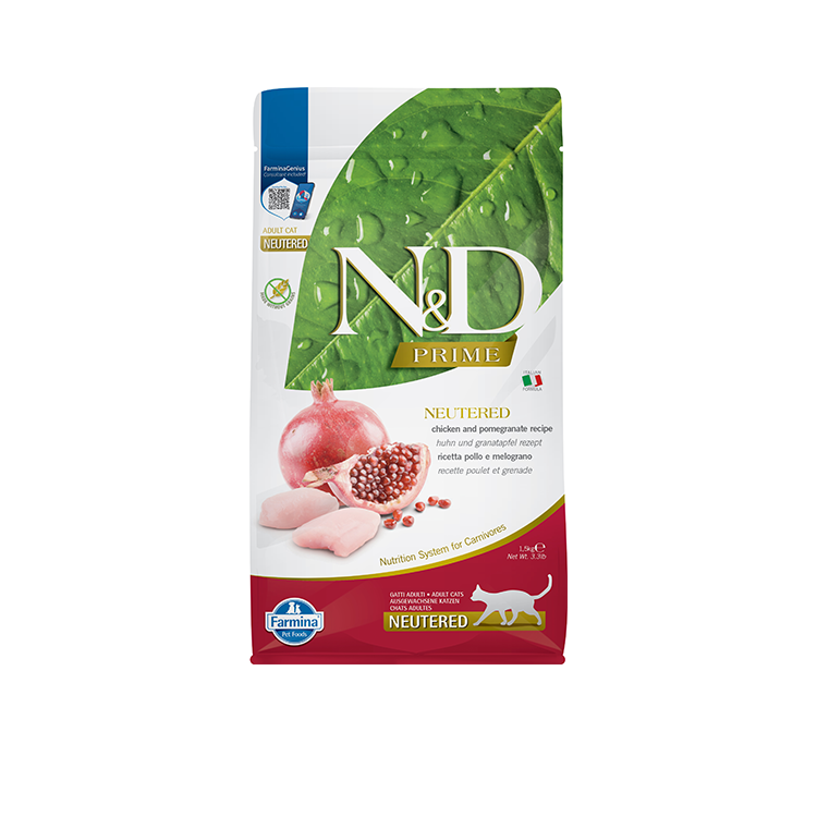 Farmina Prime Neuetered Cat - Italian Free Range Chicken & Pomegranate