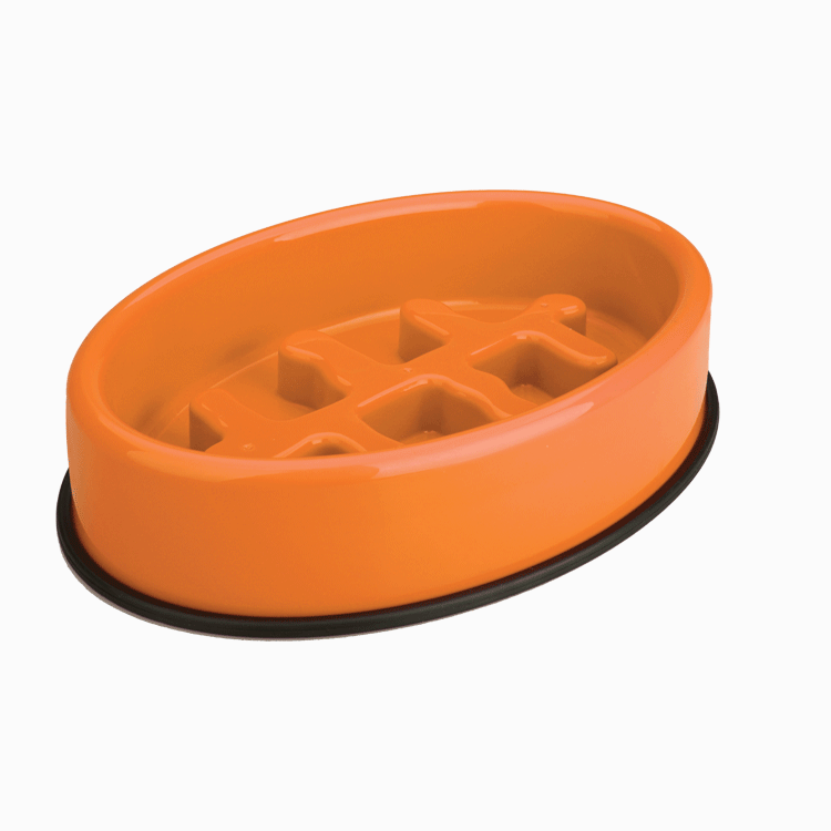 M-Pets Fishbone Anti-Scoff Bowl