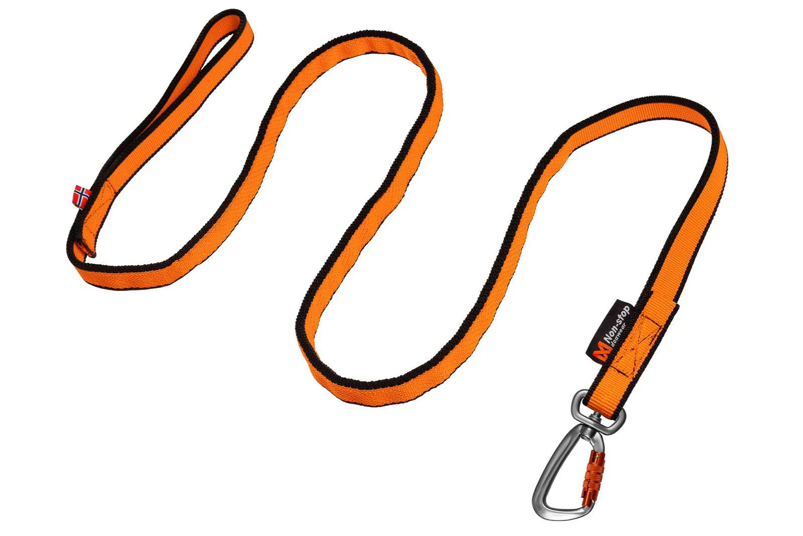 NON-STOP BUNGEE LEASH BLACK/ORANGE