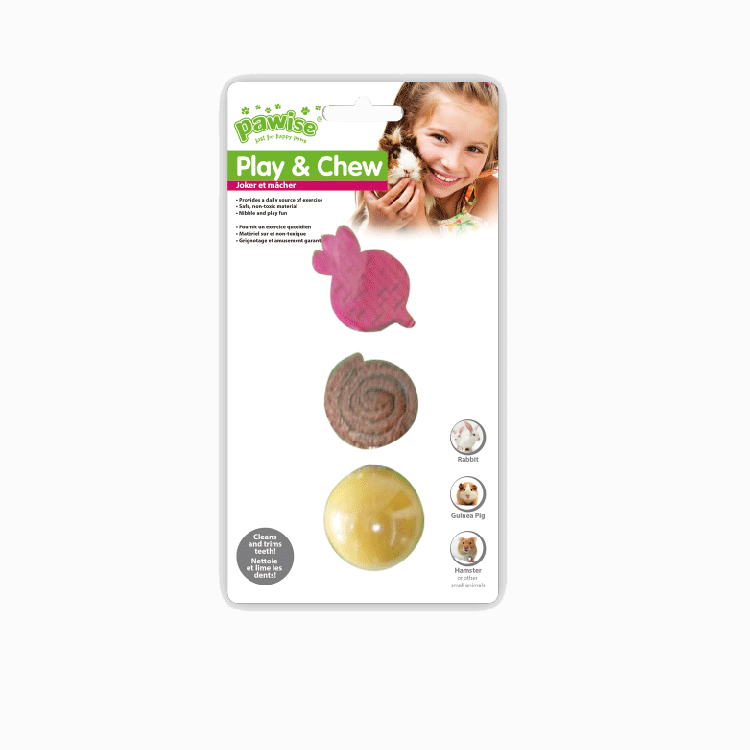 Pawise Play & Chew Loofah Toys