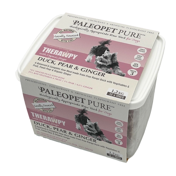 PALEOPET THERAWPY DUCK PEAR & GINGER FOR DOGS MEAL 1.2KG