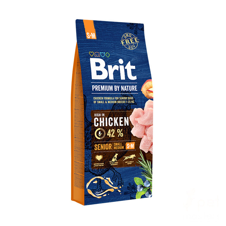 Brit Premium Dog Senior S-M 15kg