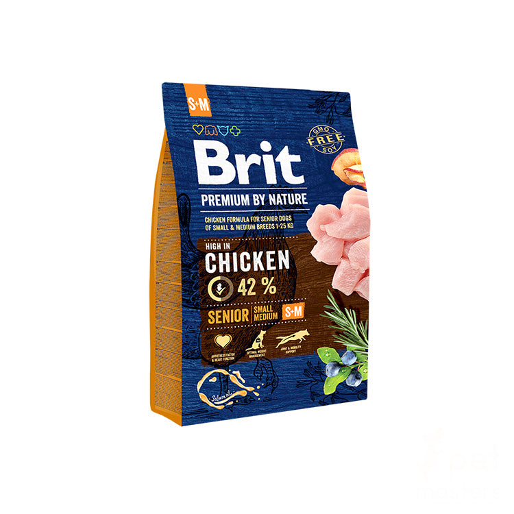 Brit Premium Dog Senior S-M 3kg